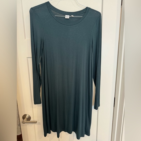 GAP Dresses & Skirts - Emerald green sleep swing dress